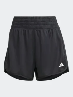 Shorts*adidas - Pacer gebreide hoge trainingsshorts Zwart