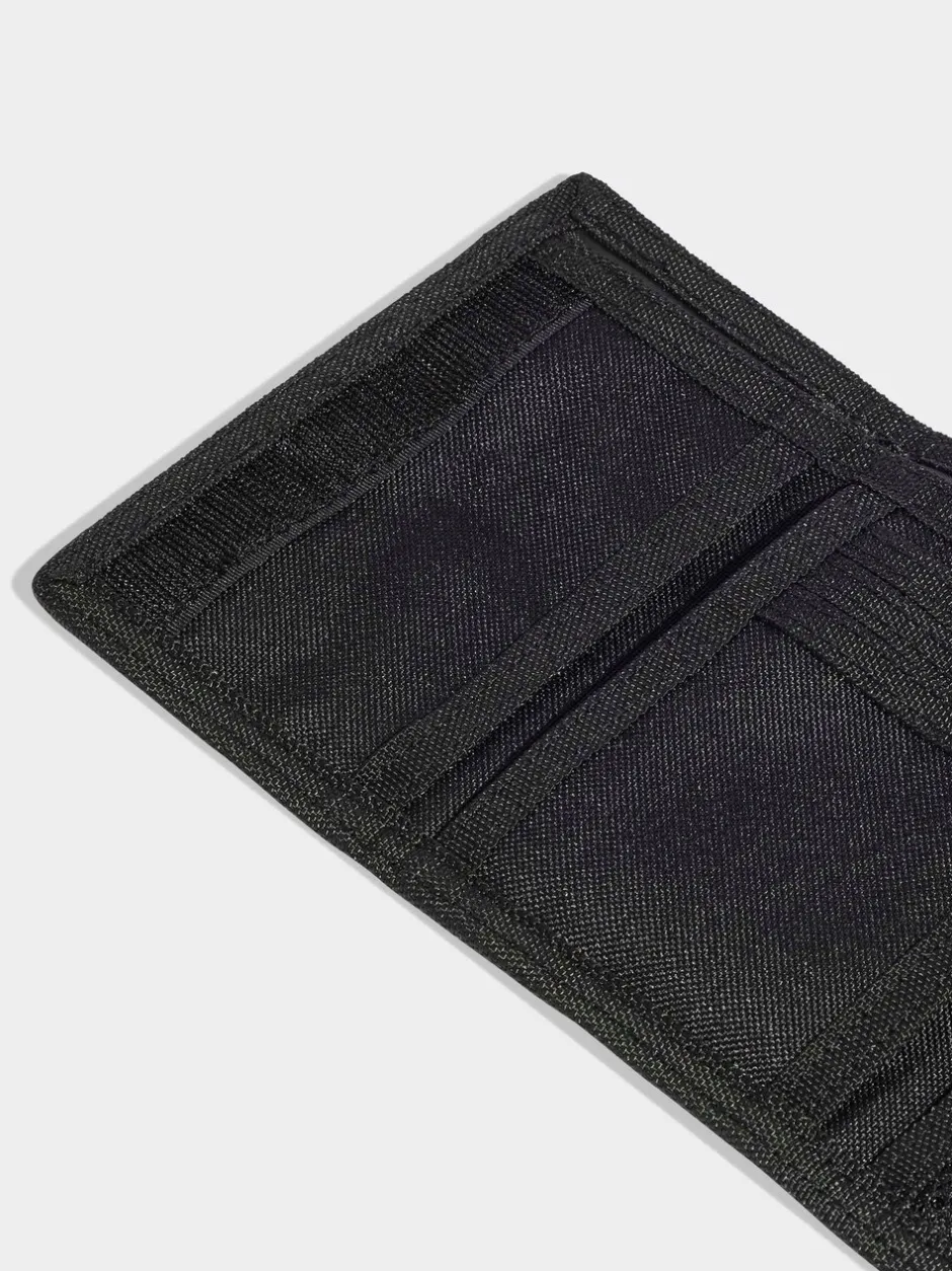 Portemonnees*adidas - portemonnee met 3 strepen Zwart