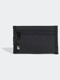 Portemonnees*adidas - portemonnee met lineair logo Zwart