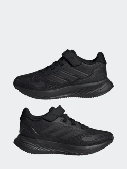 Sneakers|Sneakers*adidas Zwart - Runfalcon 5 kindersneakers met elastische veters