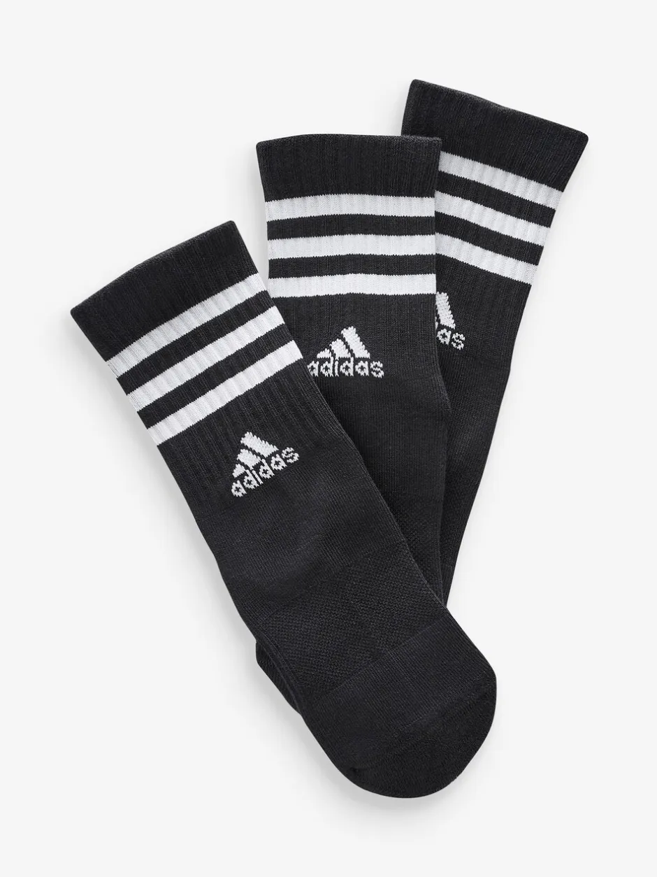 Sokken|Sokken*adidas Zwart - 3-strepen lange sokken 3 stuks