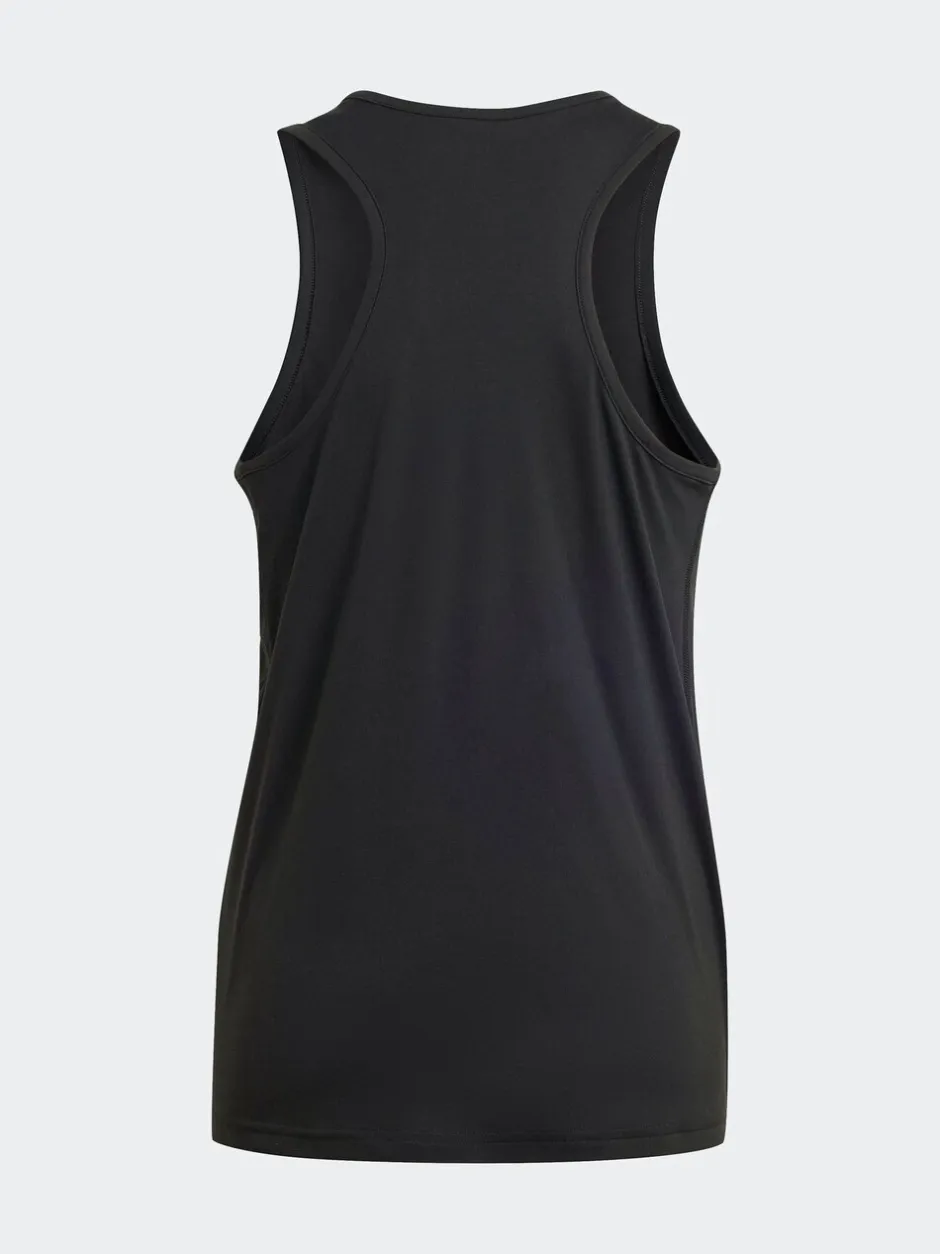 Rompertjes En Hemdjes*adidas - Team Kids Tanktop Zwart