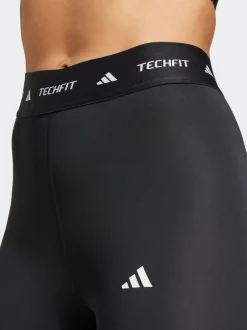 Sportkleding|adidas - TECHFIT 7/8 High Rise Leggings Zwart