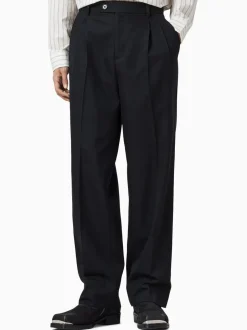 Formele Broek*All Saints - AllSaints Tallis Straight Trousers Zwart