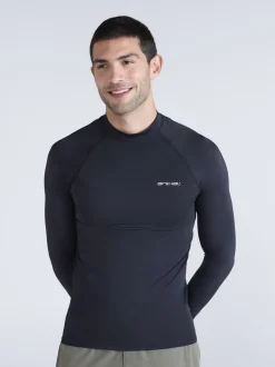 Badkleding*Animal - Sonny sneldrogend surfhemd met logo voor heren Zwart