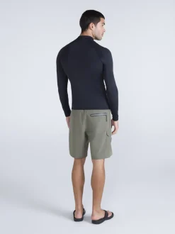 Badkleding*Animal - Sonny sneldrogend surfhemd met logo voor heren Zwart