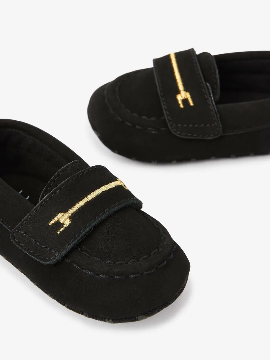 Babyschoenen*Next Zwart - Babyloafers (0-24 mnd)