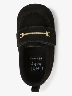 Babyschoenen*Next Zwart - Babyloafers (0-24 mnd)