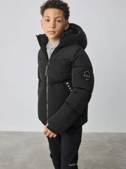 Schoolkleding|Jassen En Jacks|Baker by Ted Baker - Regenbestendig Gevoerd jack Zwart