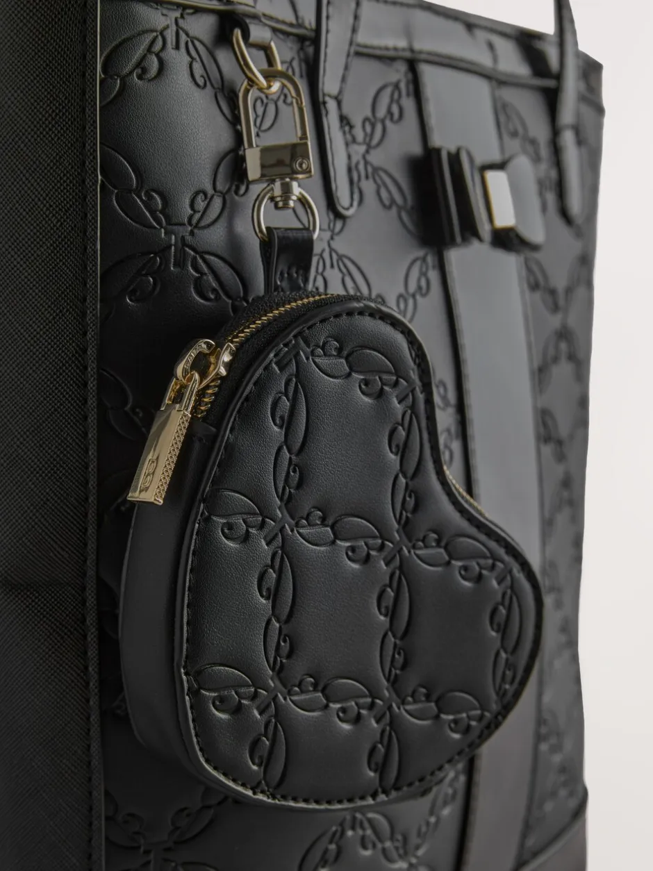 Tassen|Schoolkleding*Baker by Ted Baker - Embossed PU Tote Bag Zwart