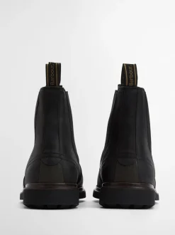Boots*Barbour - ® Hale leren Chelsea laars Zwart