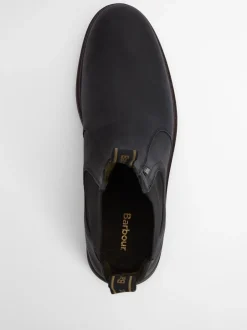 Boots*Barbour - ® Hale leren Chelsea laars Zwart