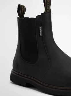 Boots*Barbour - ® Hale leren Chelsea laars Zwart