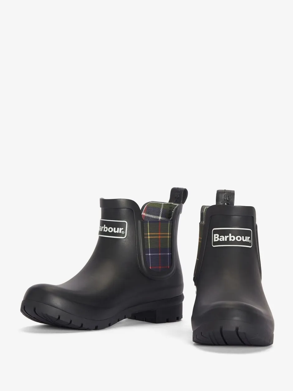 Laarzen|Barbour - ® Tartan Check Kingham Chelsea Wellington Boots Zwart