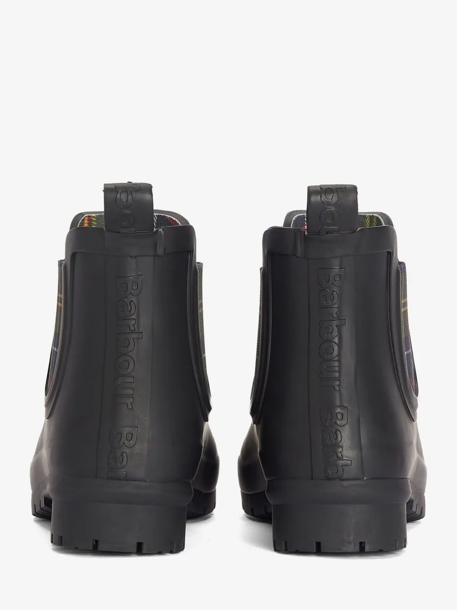 Laarzen|Barbour - ® Tartan Check Kingham Chelsea Wellington Boots Zwart