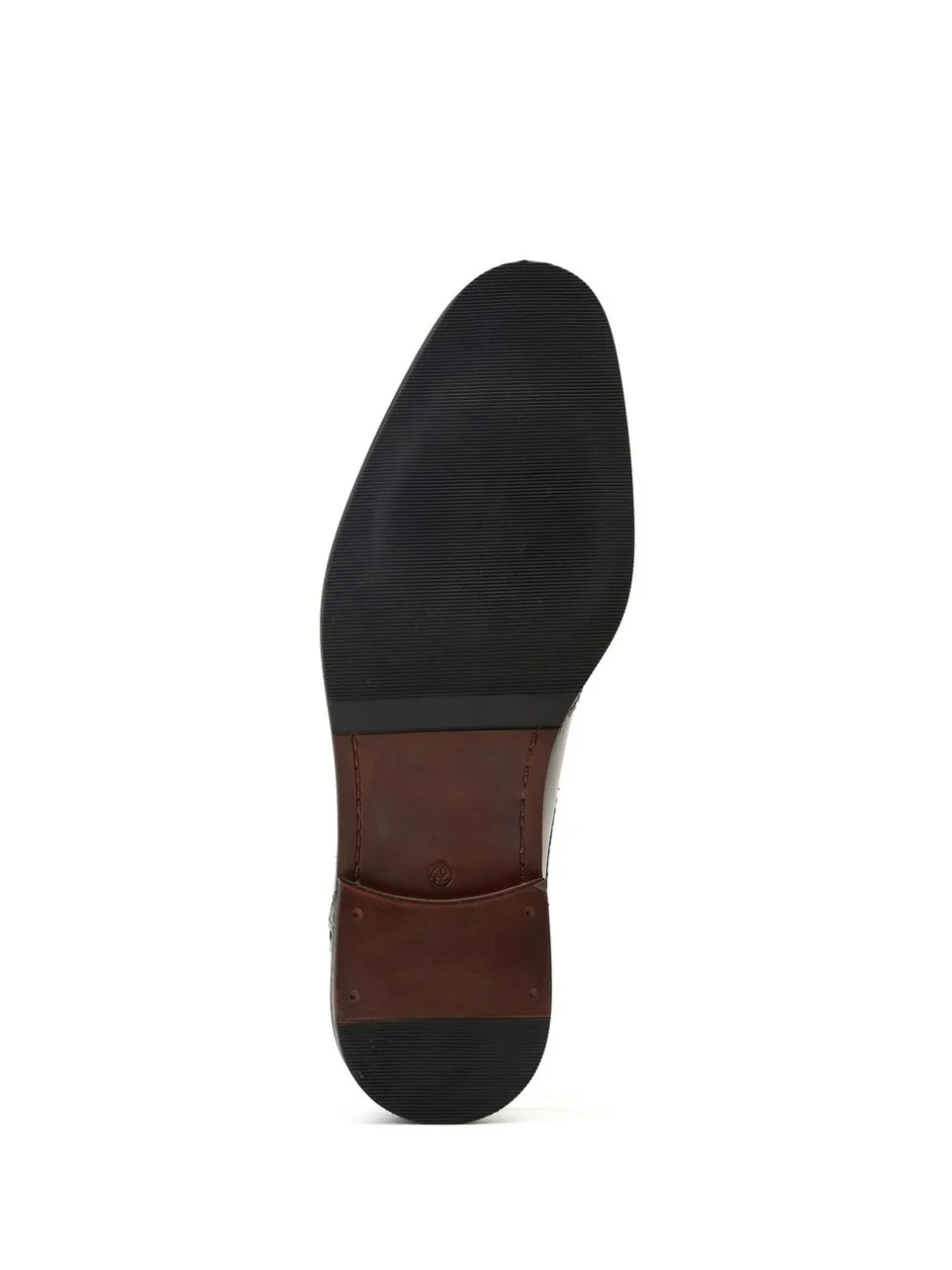 Schoenen|Formele Schoenen*Base London - Sleeve Lace Up Shoe Zwart