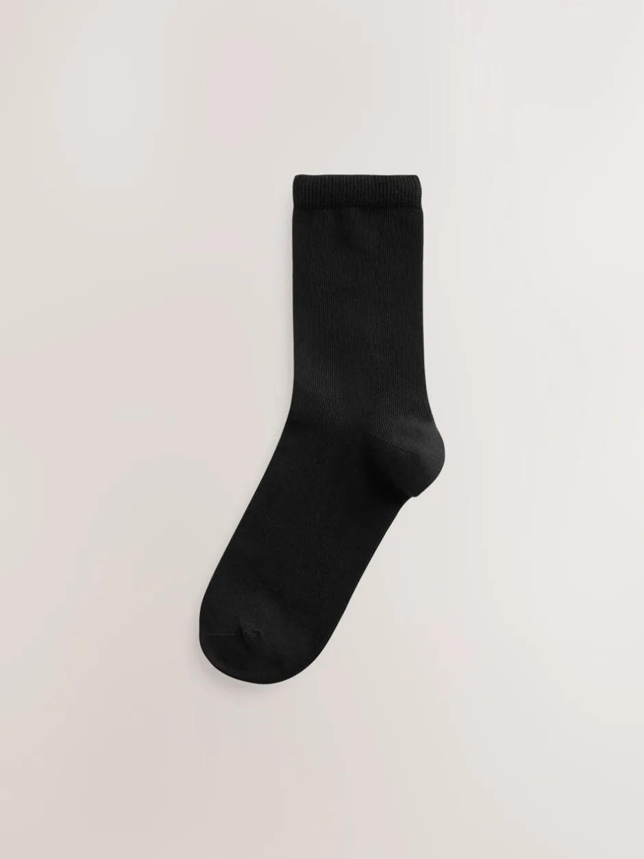 Sokken En Panty's|Next Zwart - Basic Ankle Socks 10 Pack
