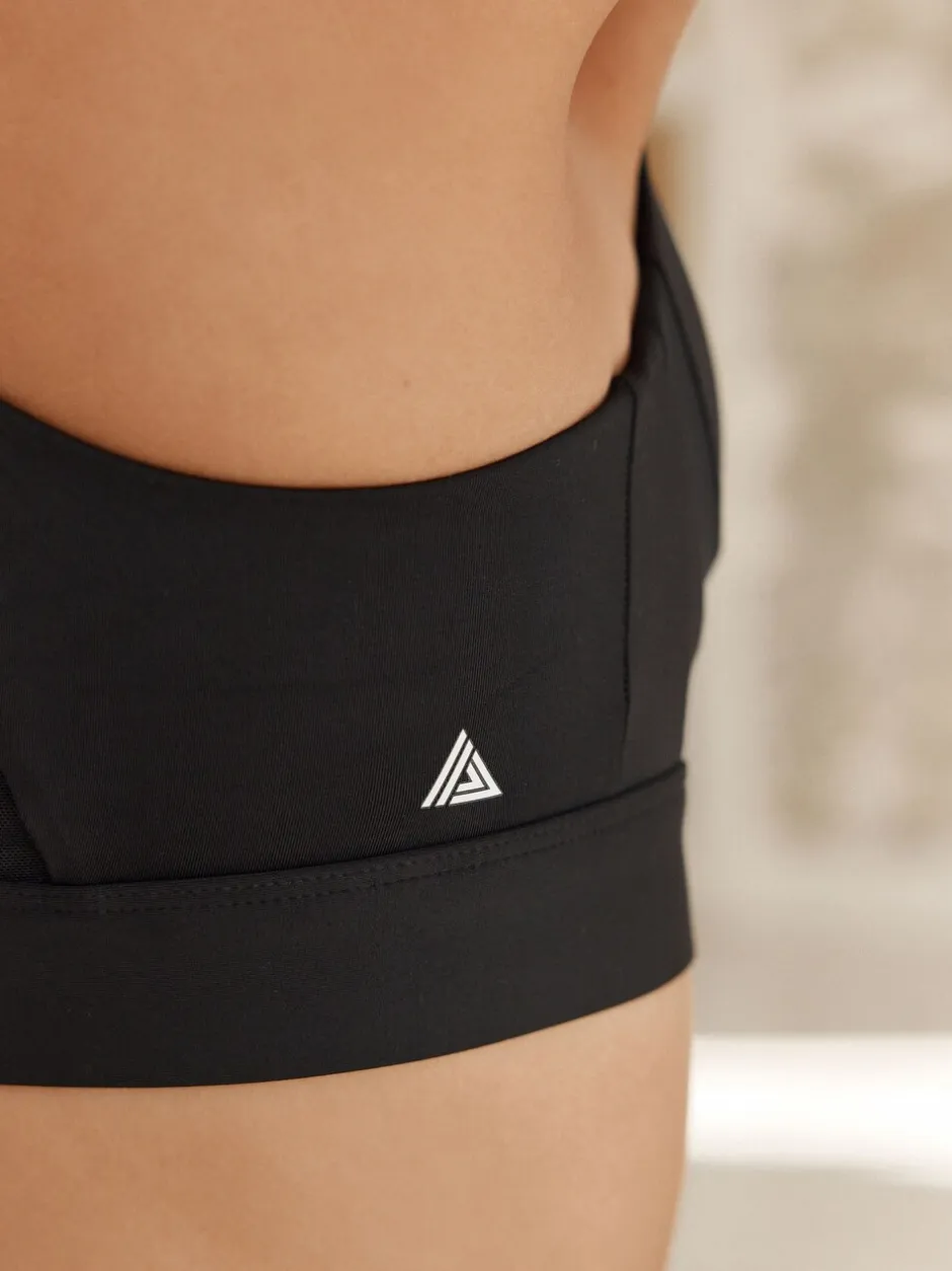 Beha's|Next - B-G Active High Impact Dry Tech sportbeha Zwart