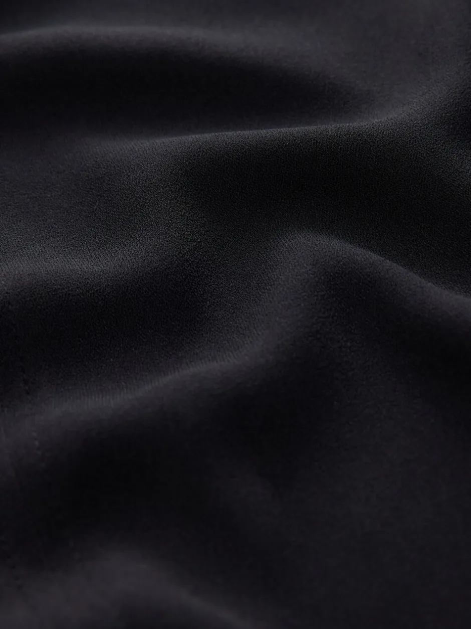 Blouses En Overhemden|Tops En T-Shirts*Next Zwart - Blouse met V-hals en lange mouwen
