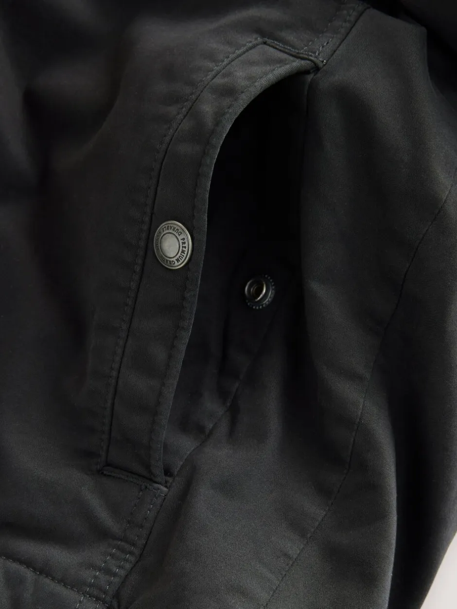 Jassen En Jacks|Next - Borg Lined Zip Through Funnel Jacket Zwart