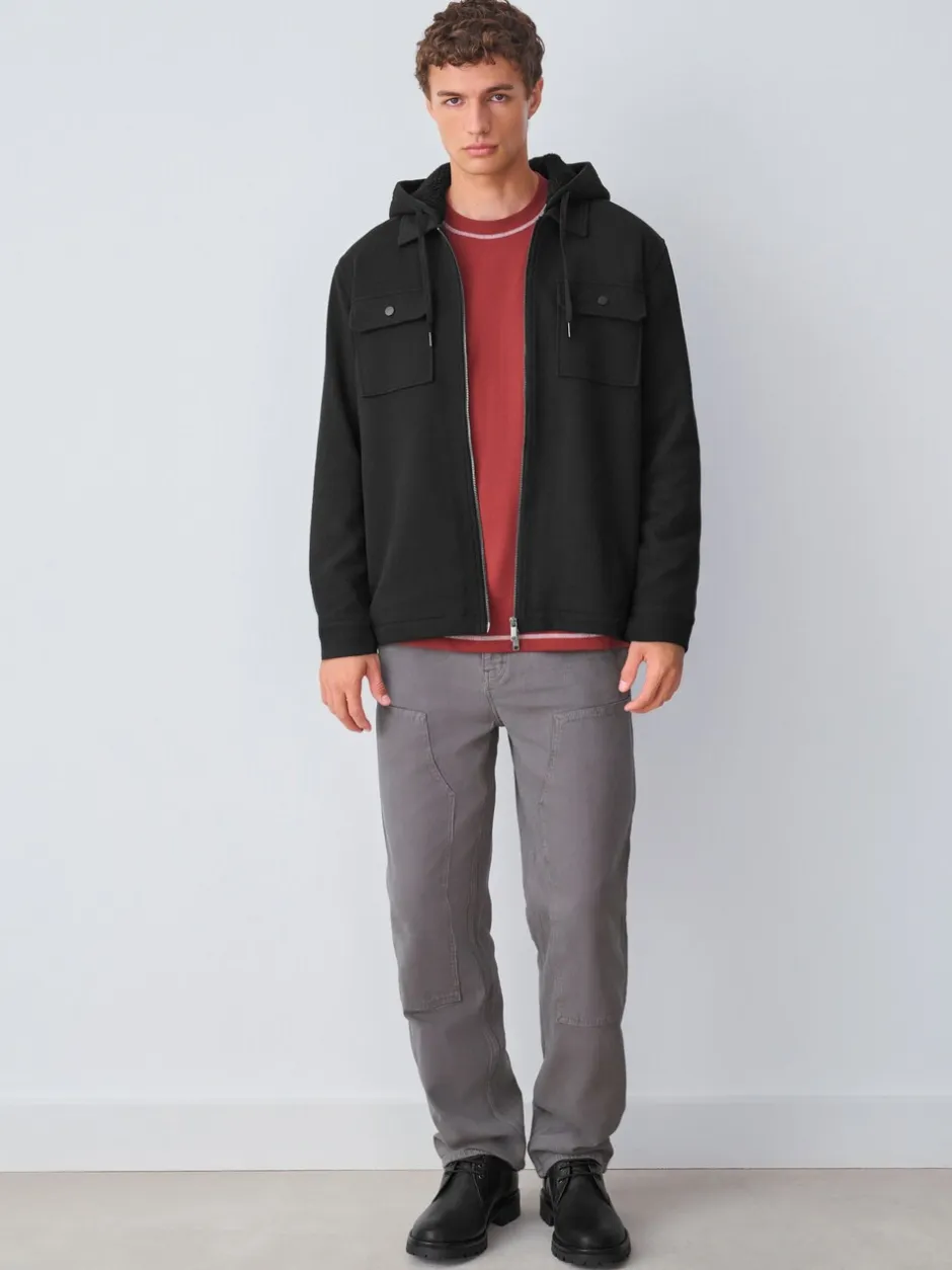 Sweaters En Hoody´S|Sweaters En Hoody´S|Next - Borg overshirt met fleecevoering Zwart