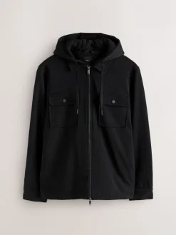 Sweaters En Hoody´S|Sweaters En Hoody´S|Next - Borg overshirt met fleecevoering Zwart