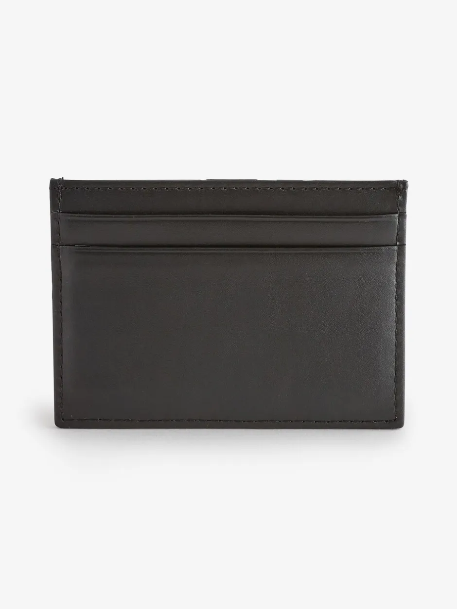 Portemonnees*BOSS - Regular Fit Randy Signature Logo Card Holder Zwart