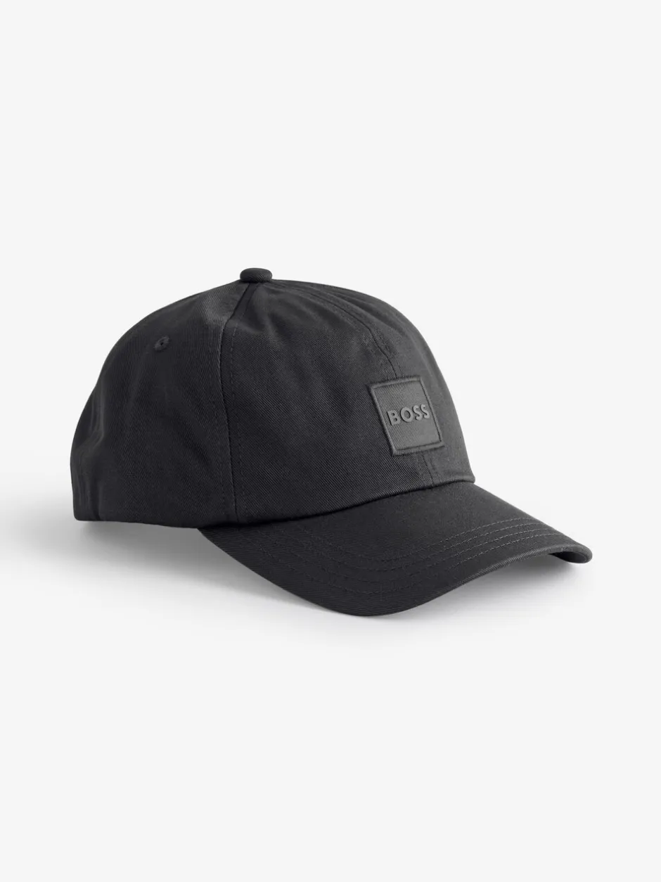 Mutsen, Sjaals En Handschoenen|BOSS - -pet met logopatch van keperstof Zwart