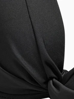 Badkleding|Next Zwart - Buikcorrigerende bikinitop met vulling en beugel