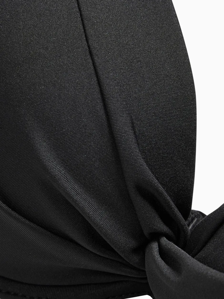 Badkleding|Next Zwart - Buikcorrigerende bikinitop met vulling en beugel