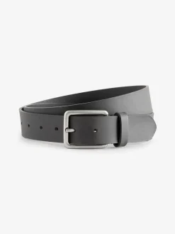 Riemen En Bretels*Next - Burnished Leather Belt Zwart