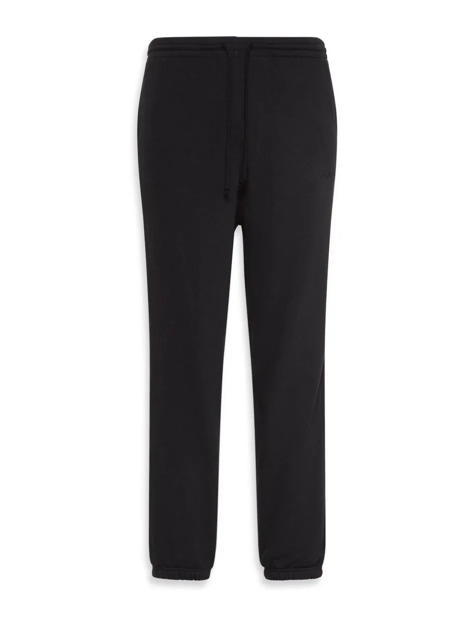 Joggingbroeken*Calvin Klein - Cotton Terry Blend Lounge Joggers Zwart