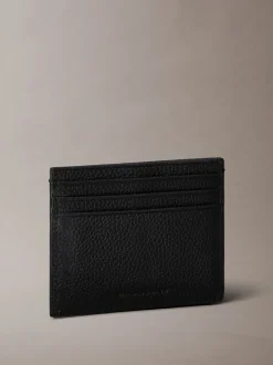 Portemonnees|Calvin Klein - Foil Embossed Logo Card Holder Zwart
