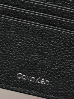Portemonnees|Calvin Klein - Foil Embossed Logo Card Holder Zwart