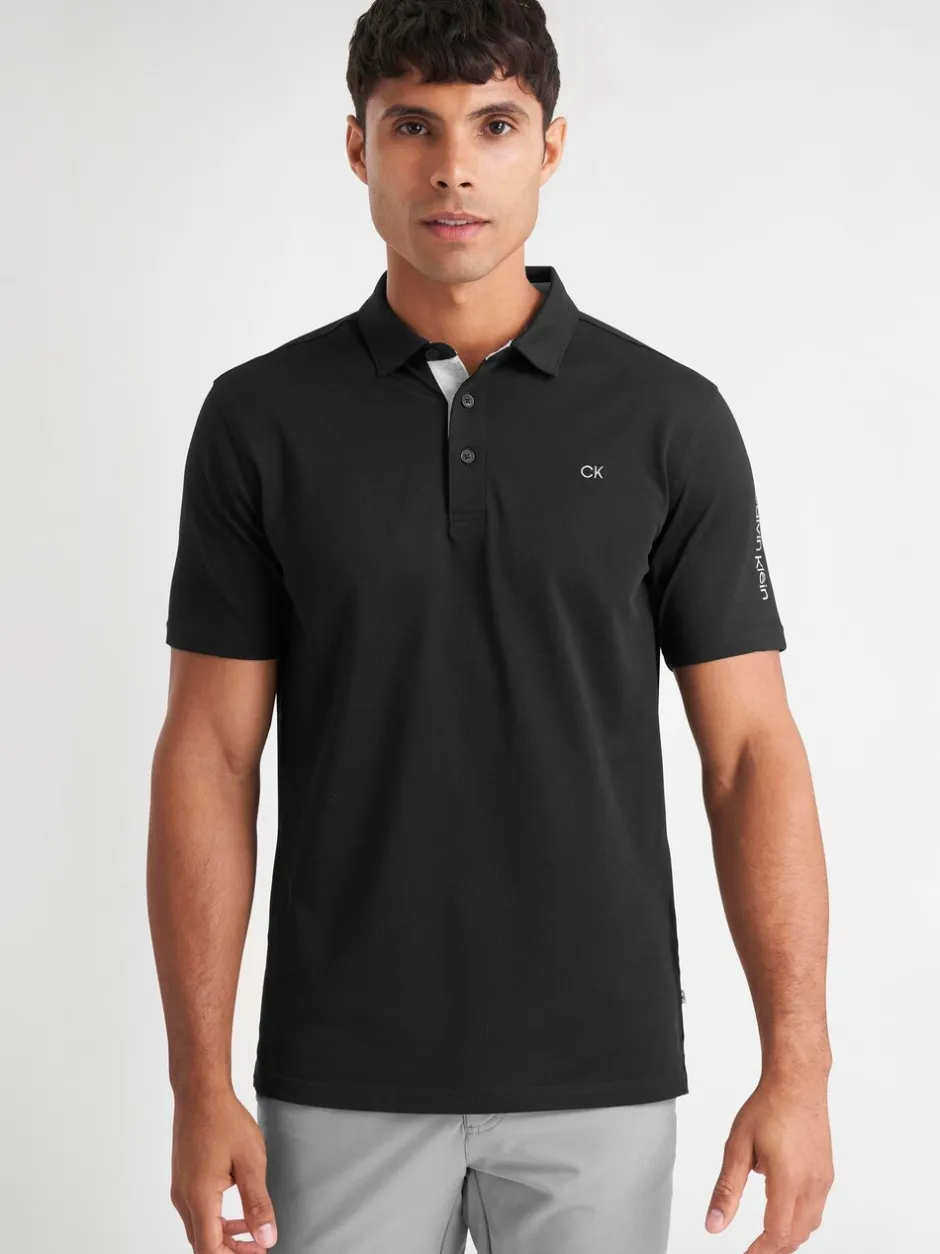 Poloshirts*Calvin Klein Golf Zwart - Uni poloshirt