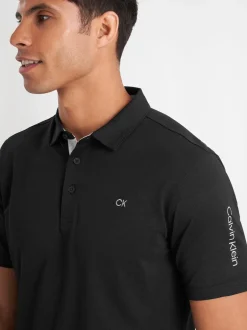 Poloshirts*Calvin Klein Golf Zwart - Uni poloshirt