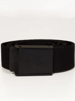 Riemen En Bretels*Calvin Klein Golf - Monogram Buckle Belt Zwart