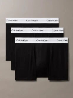 Ondergoed|Ondergoed*Calvin Klein - Icon Cotton Stretch Boxer Trunks 3 Pack Zwart
