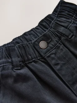 Broeken En Chino's|Next - Cargo broek van geweven twill-katoen (3-16jr) Zwart