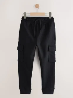 Joggingbroeken*Next Zwart - Cargo joggingbroek met hoog katoengehalte (3-16jr)