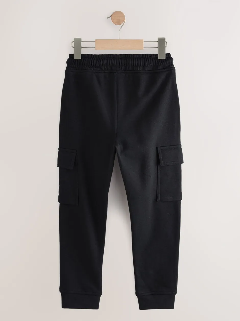 Joggingbroeken*Next Zwart - Cargo joggingbroek met hoog katoengehalte (3-16jr)