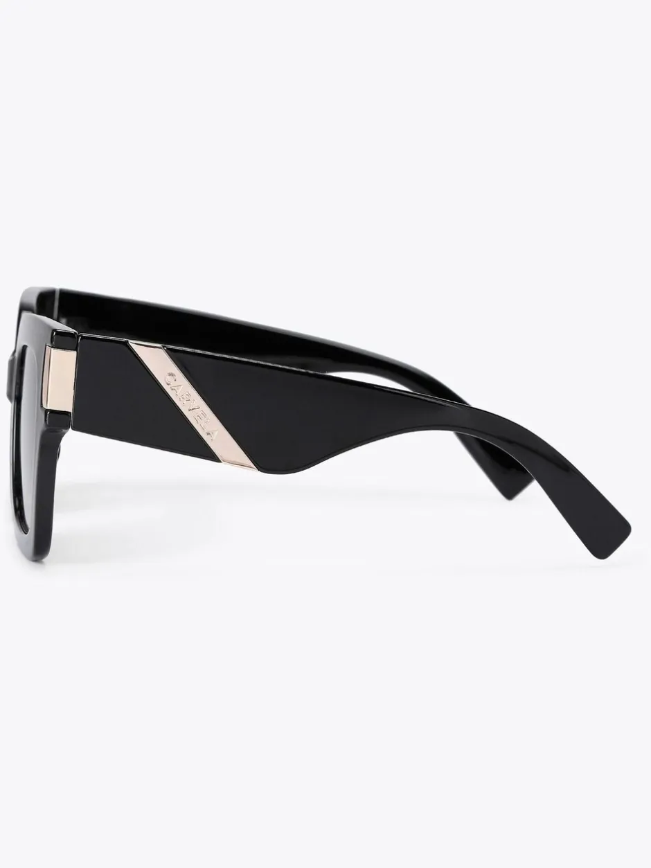 Zonnebril|Carvela - Chunky Flare Sunglasses Zwart