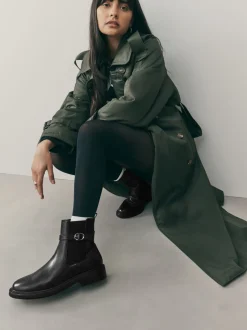 Boots|Ruimvallend En Extraruimvallend*Next Zwart - Chelsea Boots met gesp