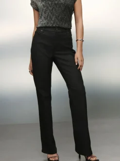 Jeans*Next - Coated Bootcut Jeans Zwart
