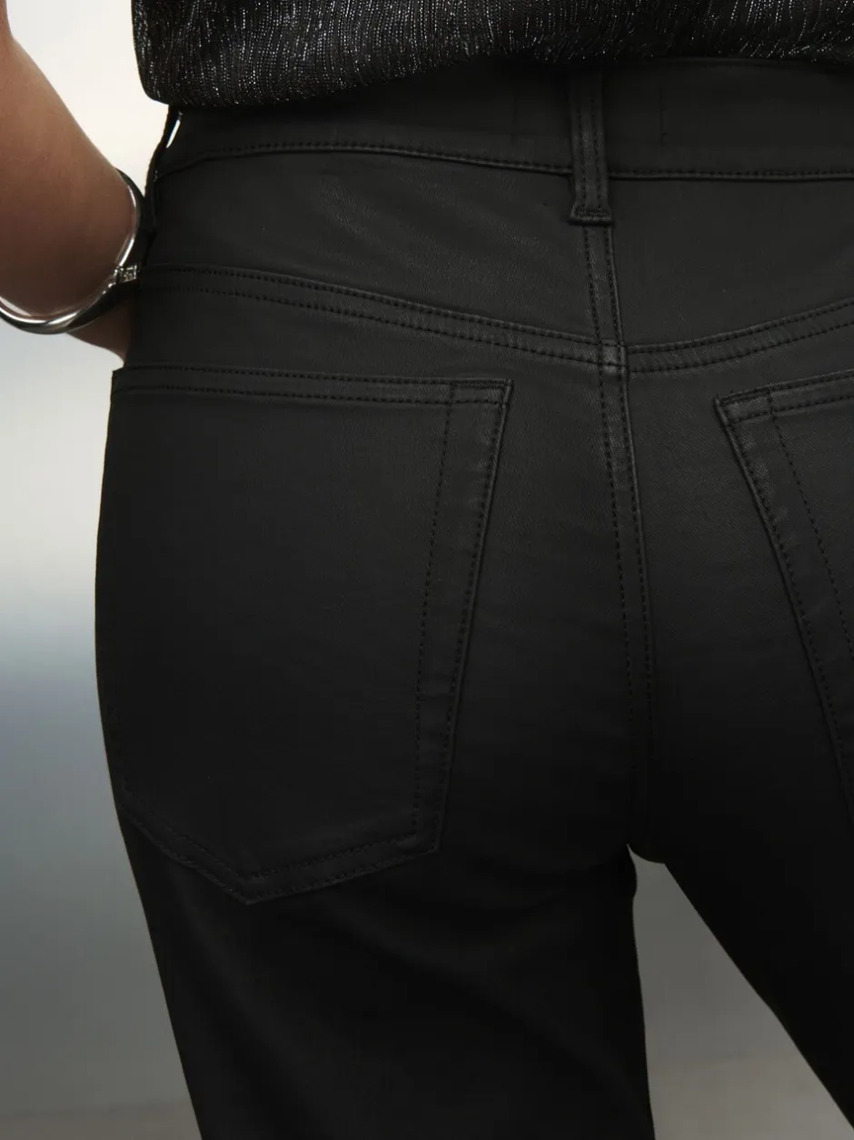 Jeans*Next - Coated Bootcut Jeans Zwart