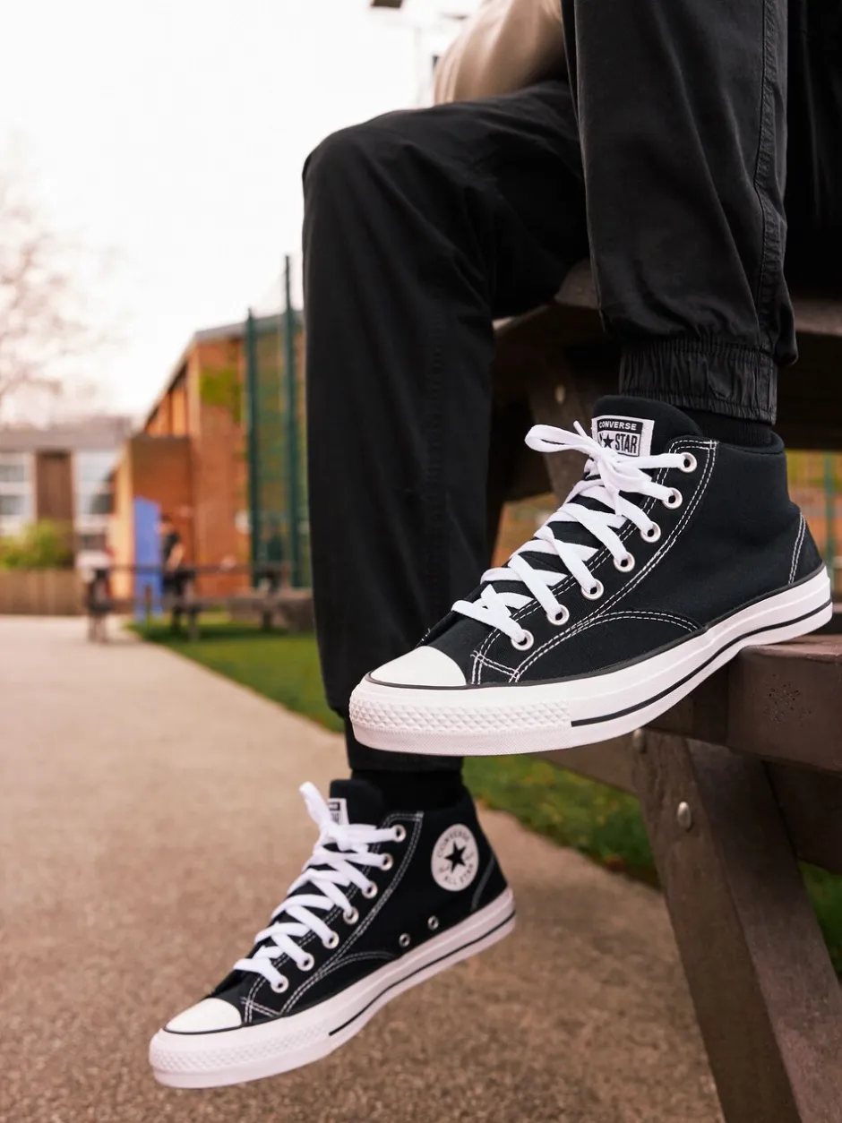 Sneakers|Converse Zwart - - Malden Street Mid sneakers