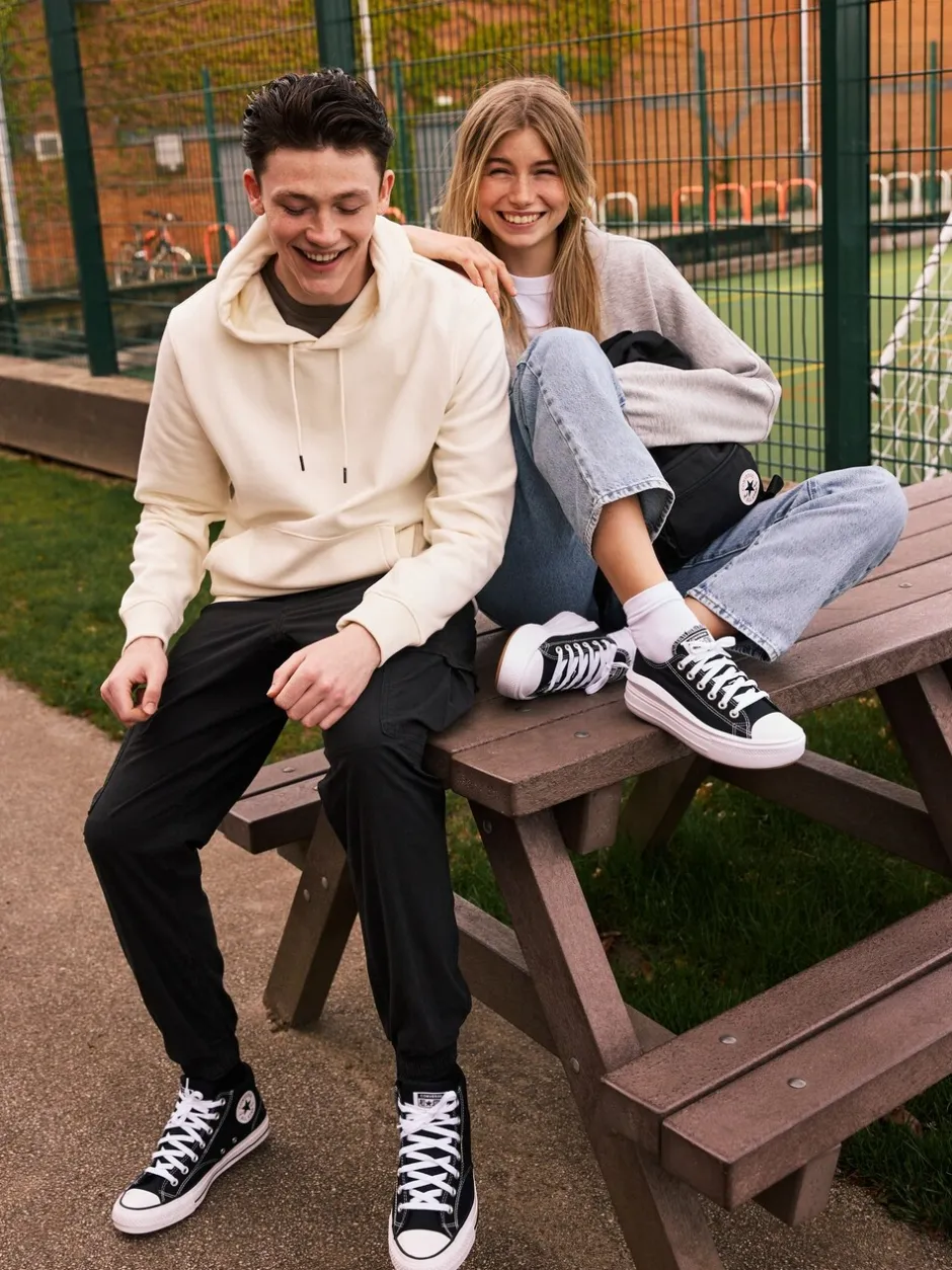 Sneakers|Converse Zwart - - Malden Street Mid sneakers