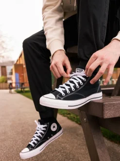 Sneakers|Converse Zwart - - Malden Street Mid sneakers