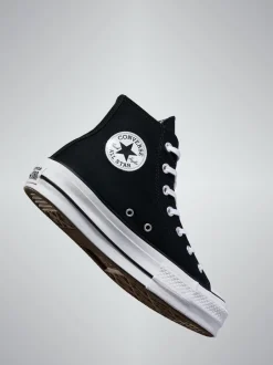 Sneakers*Converse - Lift - Bleke hoge sneakers met plateauzool Zwart