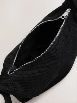 Tassen En Portemonnees*Next - Cord Effect Sling Bag Zwart